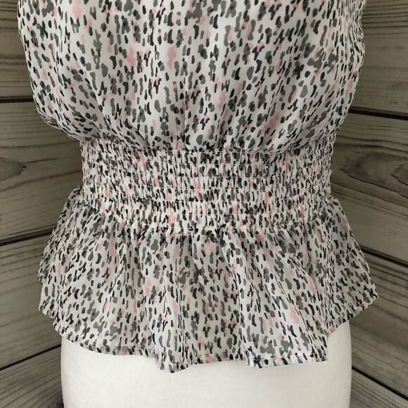 Japna Patterned Peplum Tank Small NWT - Picture 3 of 9